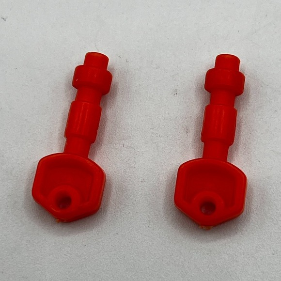 1986 RED GI Joe Action Force Havoc Tank Nose Guns Accessory Part Piece - Picture 4 of 5